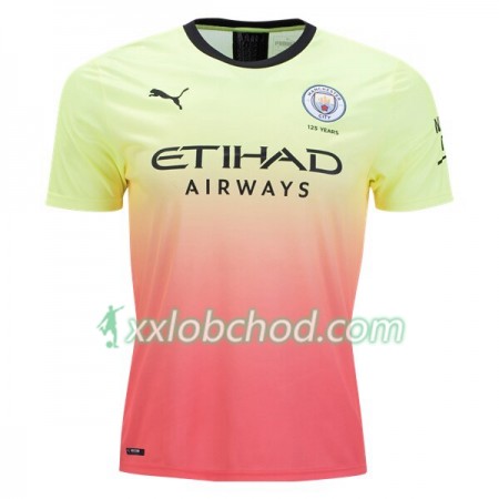 Fotbalové dresy Manchester City Alternativní Dres 2019/20 Krátký Rukáv